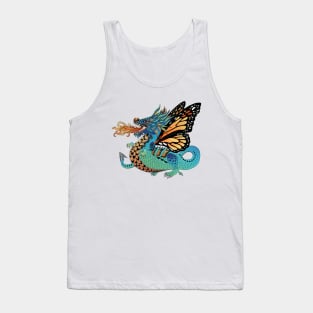 Monarch Butterfly Fire Breathing Dragon Tank Top